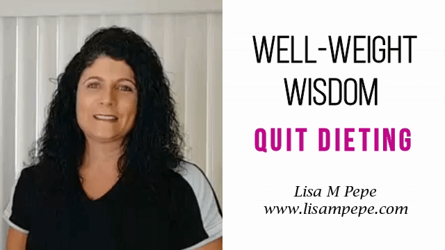 How to Quit Dieting